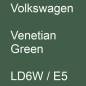 Preview: Volkswagen, Venetian Green, LD6W / E5.